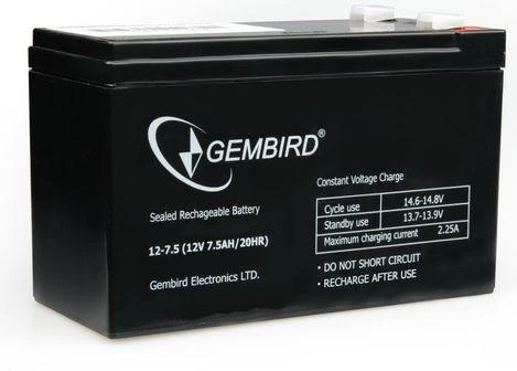 Gembird „EnerGenie“ | Įkraunama baterija UPS | BAT-12V7.5AH