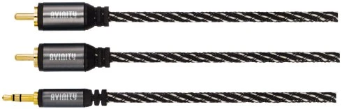 Avinity RCA į 3.5mm laidas su tekstiliniu apvalkalu