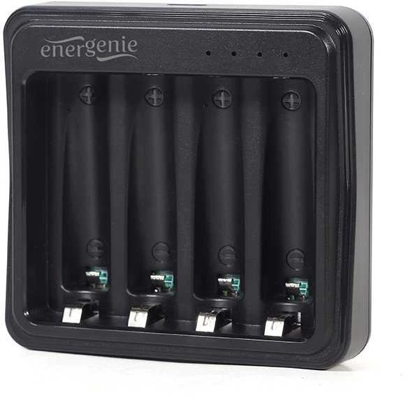Gembird Baterijų įkroviklis USB / 4x AA/ AAA