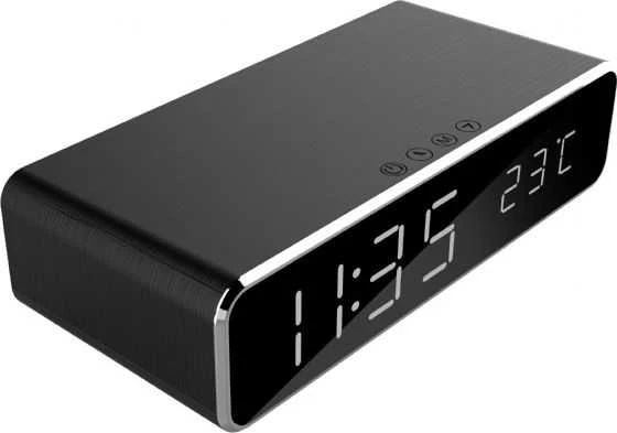 GEMBIRD DAC-WPC-01-S skaitmeninis žadintuvas su belaidžio įkrovimo funkcija
