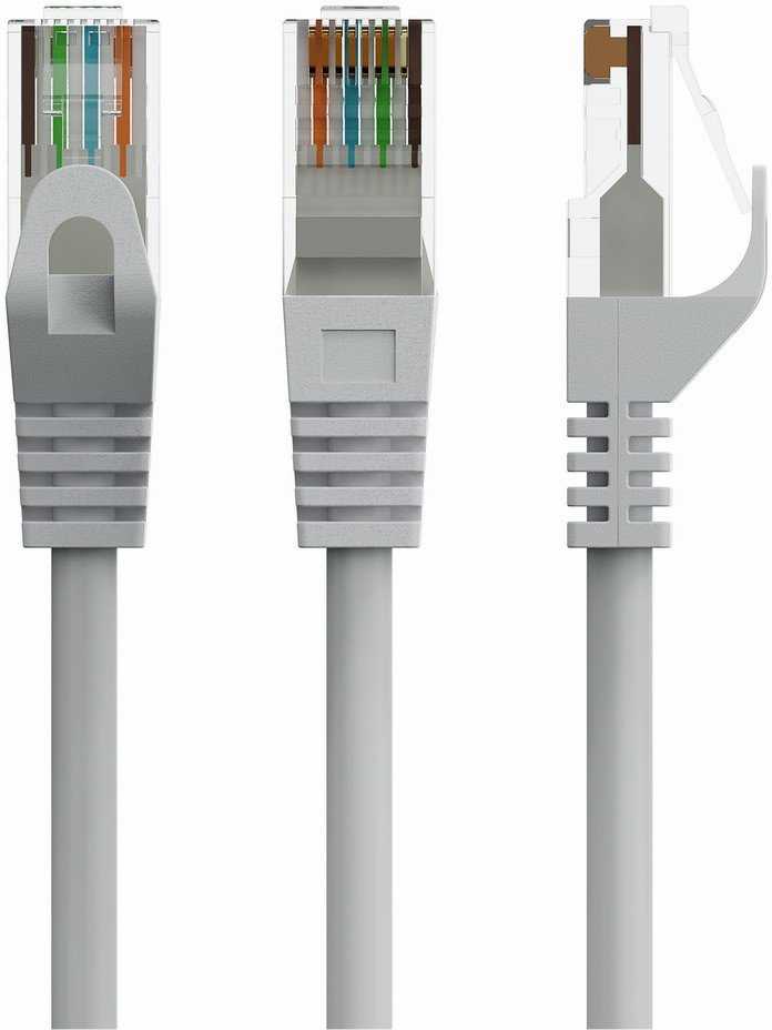 GEMBIRD PP6U-1.5M UTP Cat6 patch laidas pilkas 1.5m