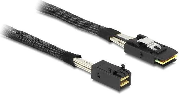 Delock Gembird SFF 8087 - SFF 8643, 1m, Juodas (83389)