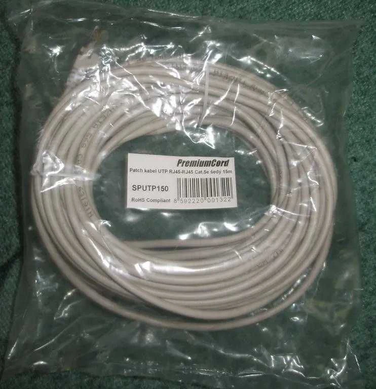 Premiumcord Gembird Eth Patch kabelis cat5e UTP 15m - PP12-15M - 29601031909