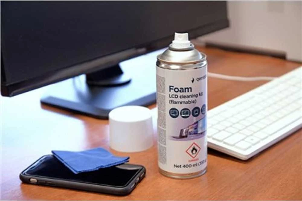 Valiklis Gembird Foam LCD valymo rinkinys | CK-LCD-08 | Foam Cleaner LCD / TFT ekranams | 400 ml