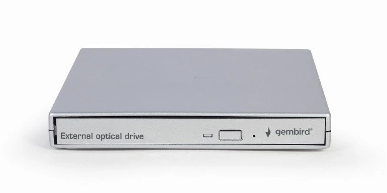 Kietasis diskas Gembird DVD-USB-021-SV External USB DVD drive, sidabrinis