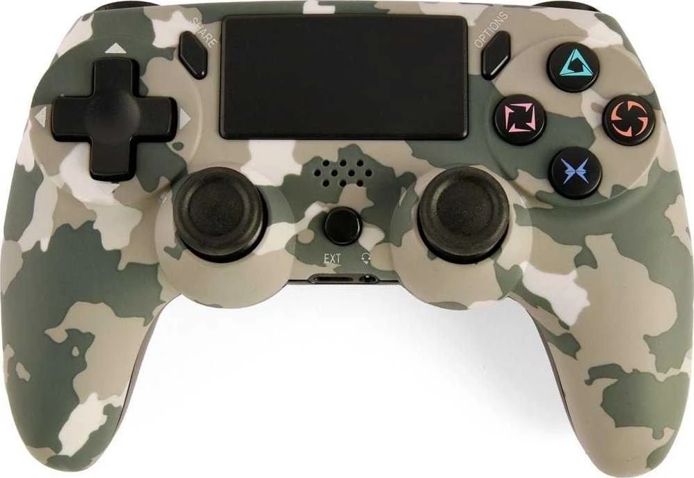 Gembird Belaidis žaidimų pultas, suderinamas su „PlayStation 4“ ir asmeniniu kompiuteriu, kamufliažinis