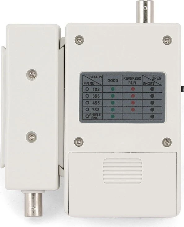 GEMBIRD NCT-1 kabelių testeris RJ-45 & amp; RG-58