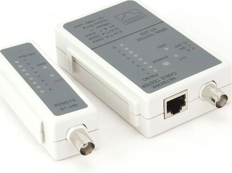 GEMBIRD NCT-1 kabelių testeris RJ-45 & amp; RG-58