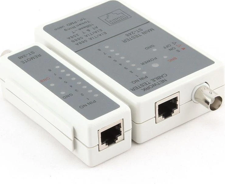 GEMBIRD NCT-1 kabelių testeris RJ-45 & amp; RG-58