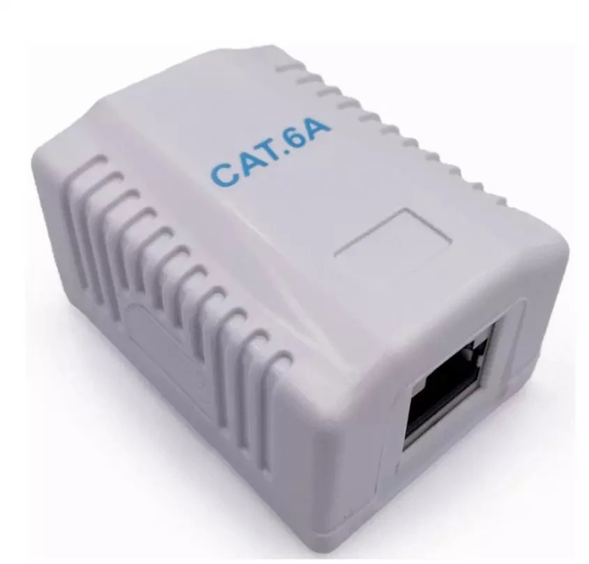 GEMBIRD CAT6A FTP single port surface mount box