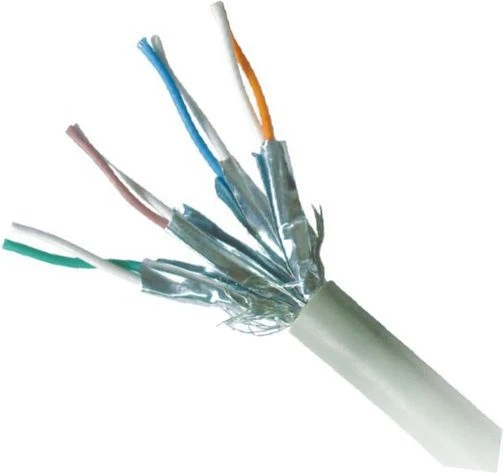 Gembird RJ45 - RJ45 S/FTP kat6A 0.5.0m pilka