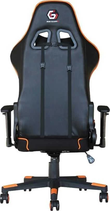 GEMBIRD Gaming chair SCORPION juodas mesh oranžinis skin