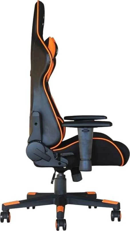 GEMBIRD Gaming chair SCORPION juodas mesh oranžinis skin