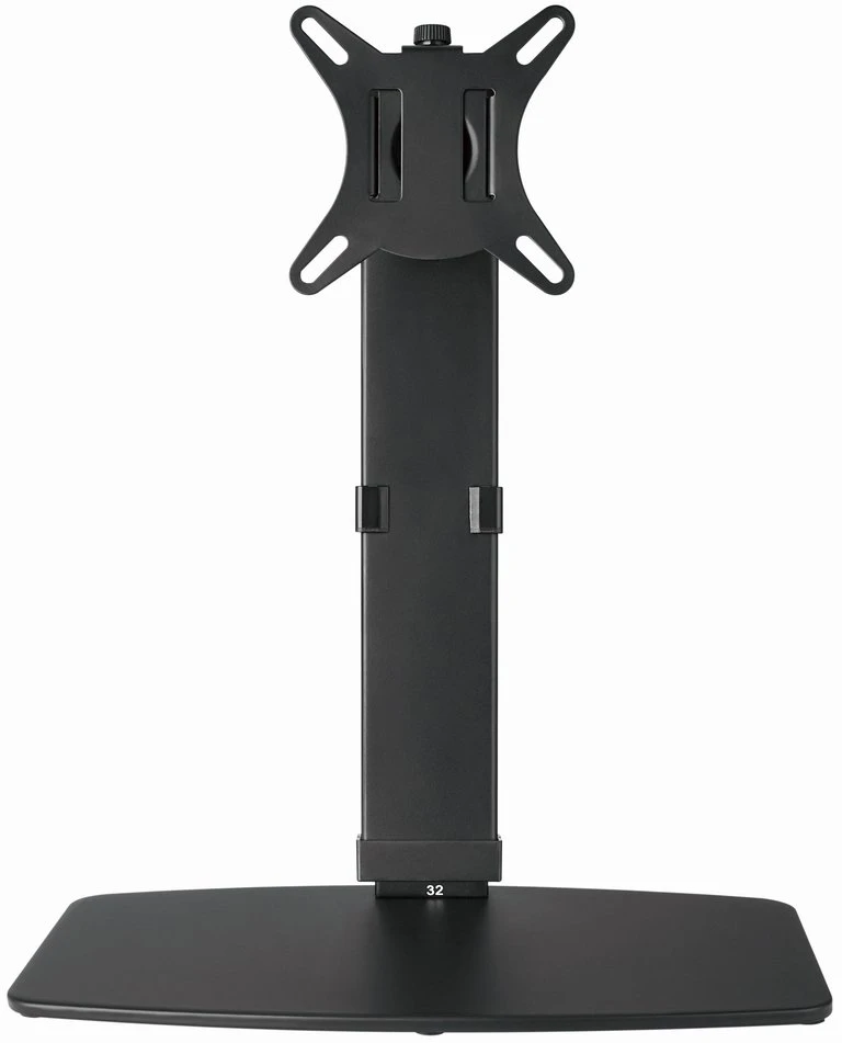 Laikiklis Gembird MS-D1ST-02 Height adjustable full-motion monitorius desk stand, 17"-32", juodas