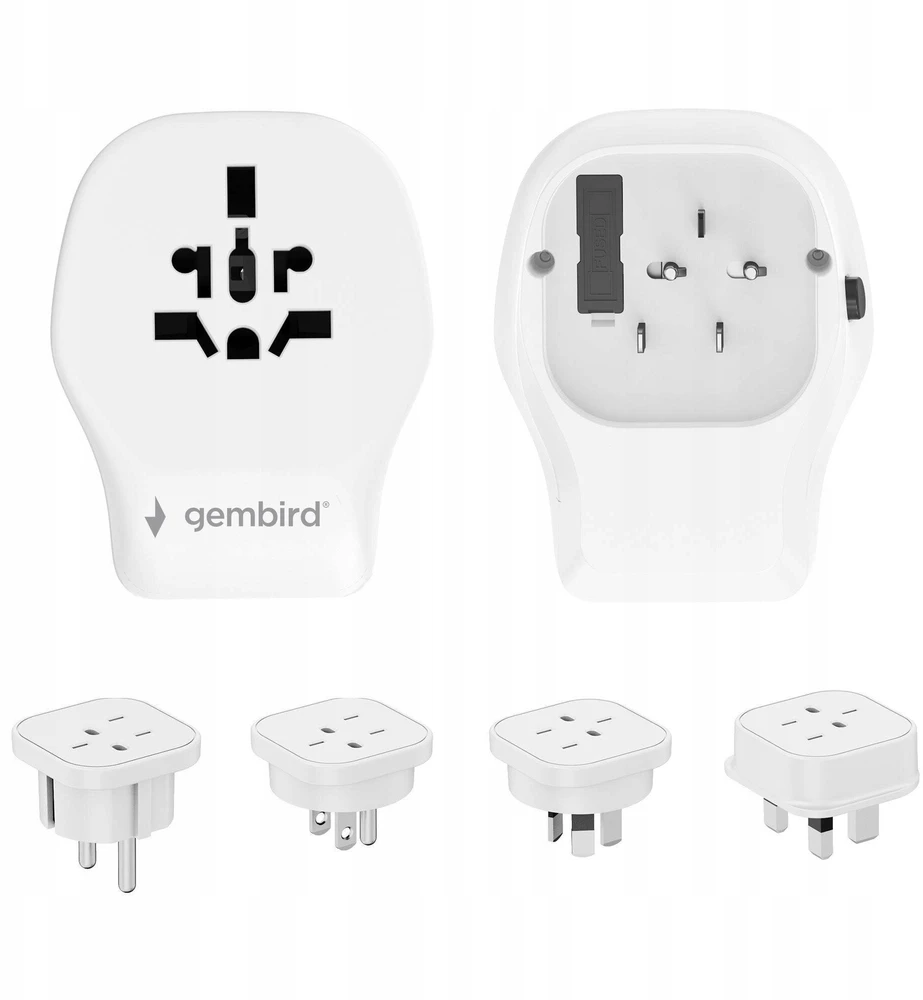 „Gembird“ universalus kelioninis maitinimo adapteris, 20 W | TPA-1A2C20-02-W