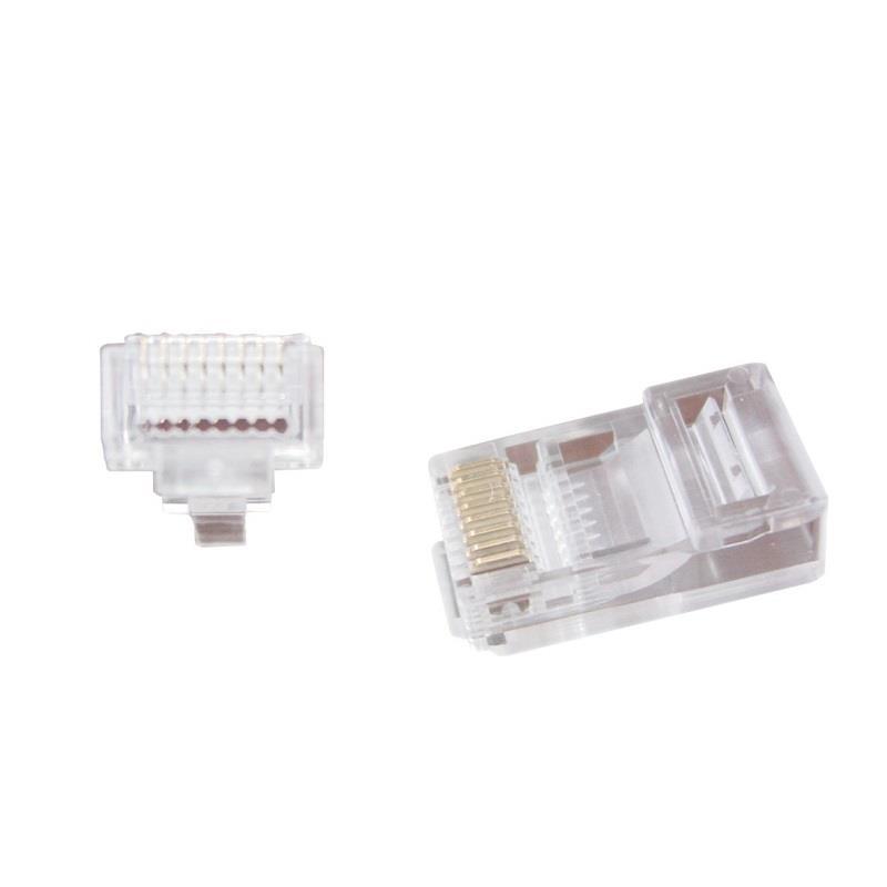 GEMBIRD LC-PTU-01/50 Universalus praėjimo modulinis UTP kištukas 8P8C 50 vnt.