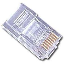 GEMBIRD PLUG3UP6/10 Gembird modulinis LAN kištukas 6u auksiniu dengtas - komplekte 10 vnt., kietieji laidai