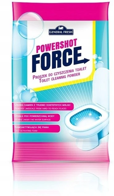Tualeto valymo milteliai General Fresh PowerShot Force, 100 g