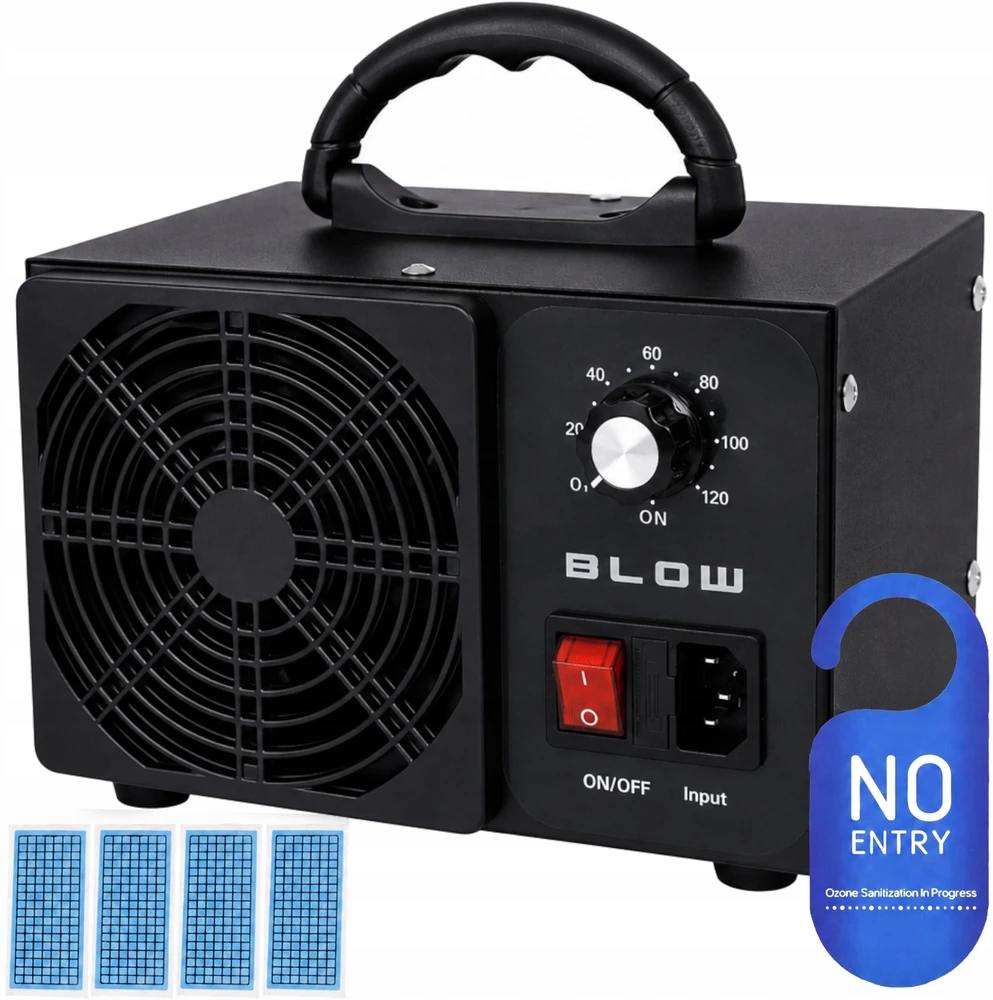 Ozono generatorius BLOW OZ-04 juodas ozonatorius 60 000 mg/h 140 W