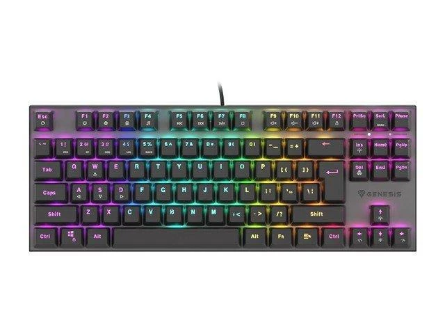 Genesis | THOR 303 TKL | Klaviatūra žaidimams | su laidu | Mechaninė | RGB LED pašvietimas | US | Replaceable "HOT SWAP" Switches