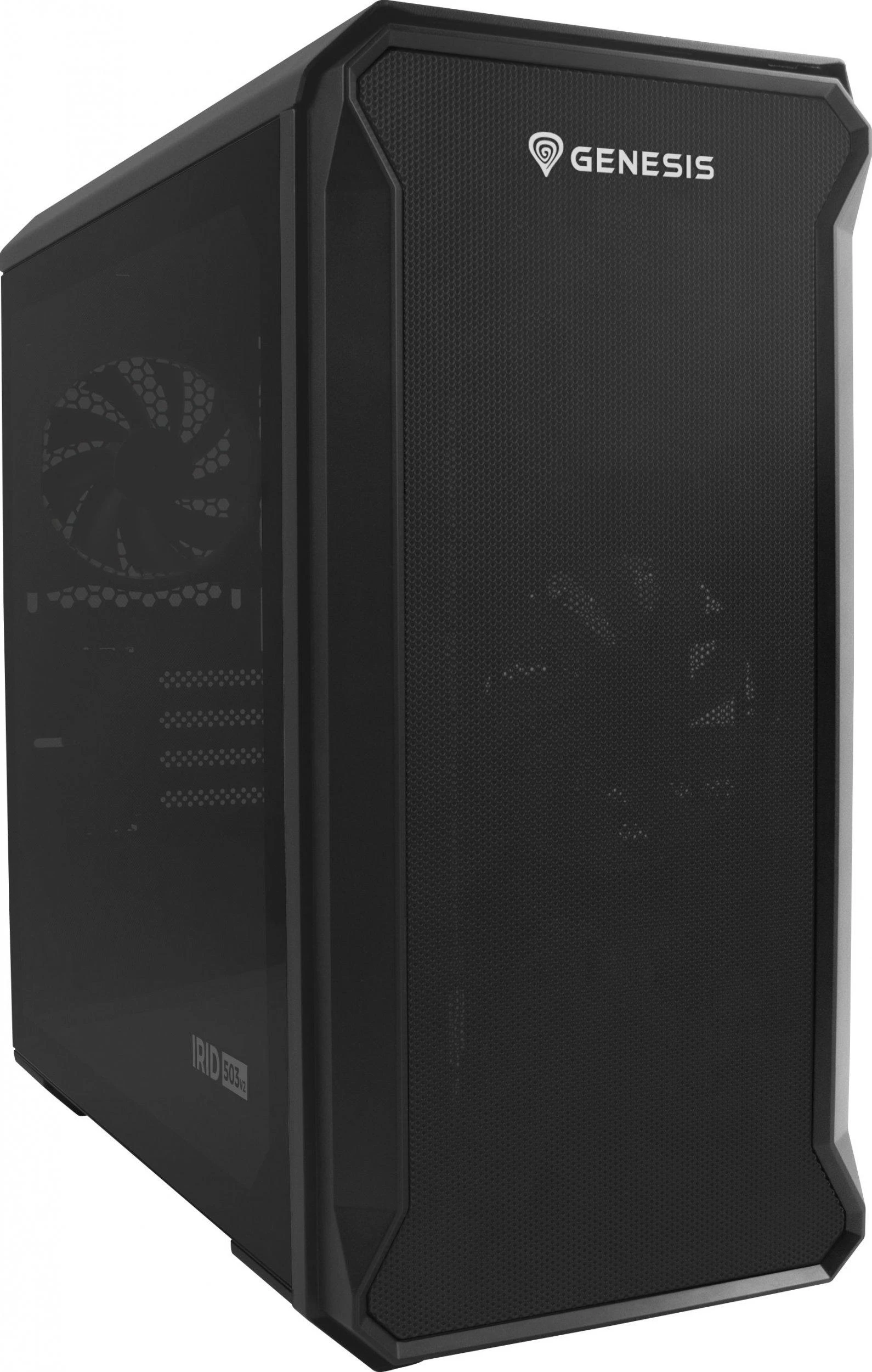 Housing NATEC Genesis Irid 503 NPC-1558 (Micro ATX, Mini ITX, juodos spalvos)