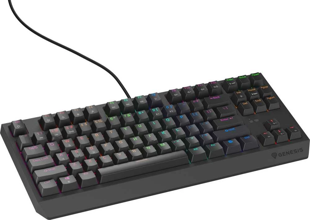 Genesis THOR 230 | Mechaninė klaviatūra žaidimams | su laidu | US | Outemu Raudona | Juodas