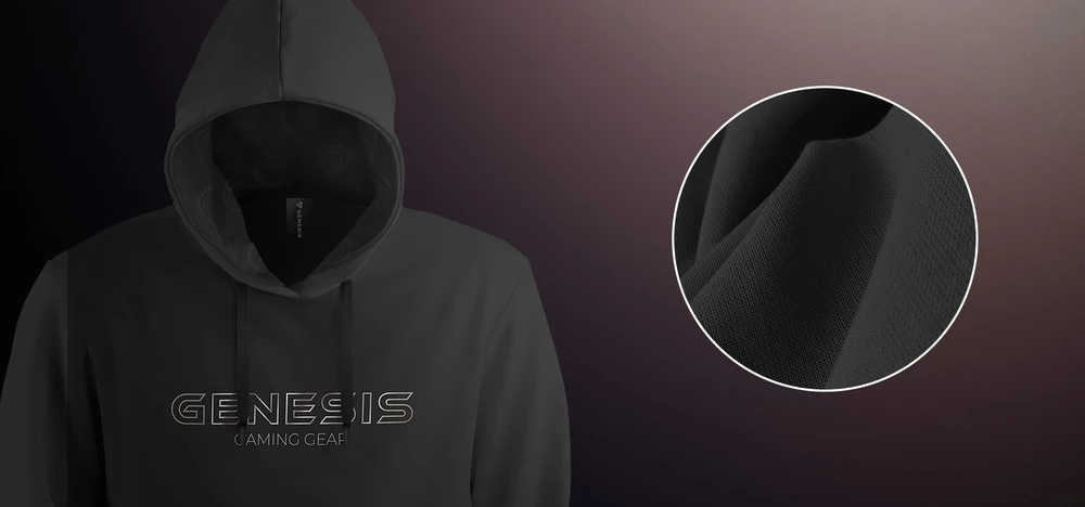 GENESIS HOLO 122 džemperis su gobtuvu