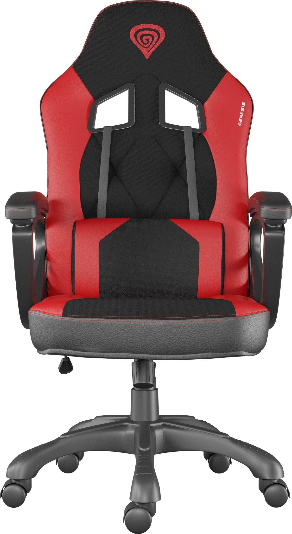 Žaidimų kėdė Genesis Nitro 330 Gaming Chair, Juoda-raudona