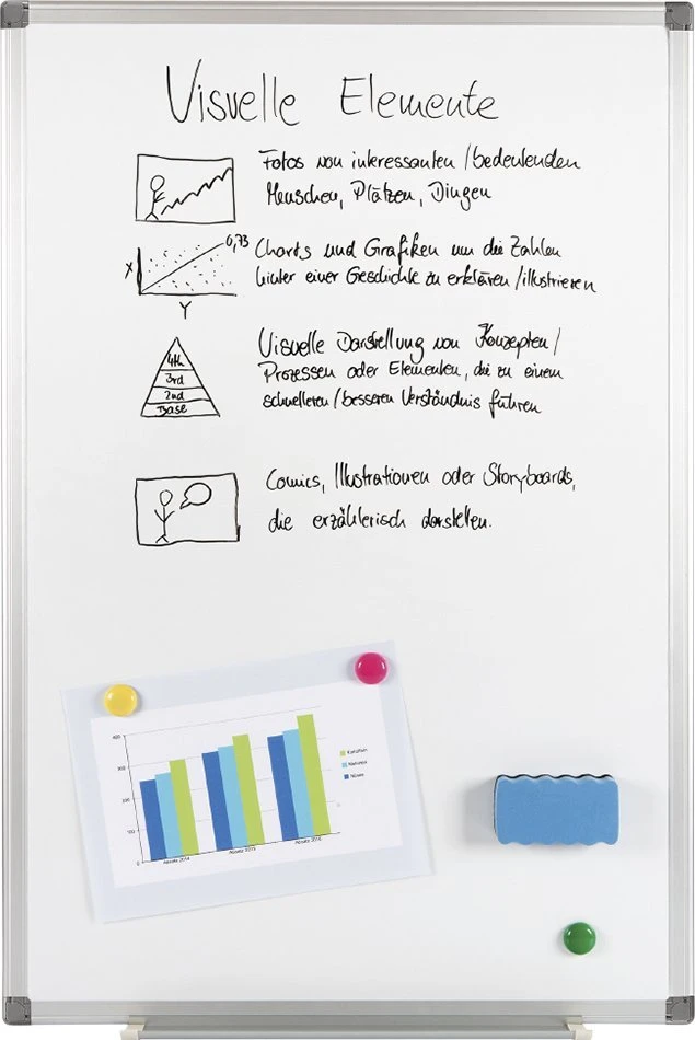 GENIE Whiteboard XXL PRO 90 cm x 60 cm