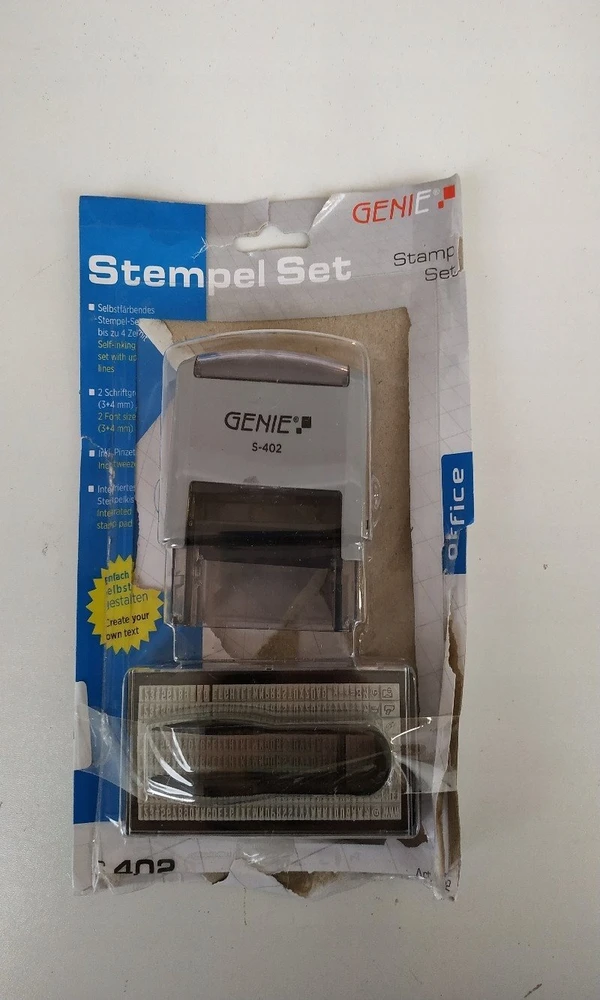 Genie Rinkinys stempli S-402