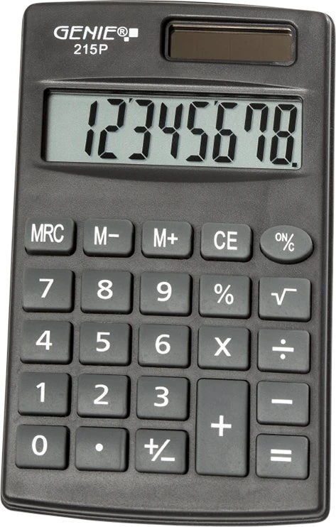 Genie skaičiuotuvas 8 skaitmenų 215 P
