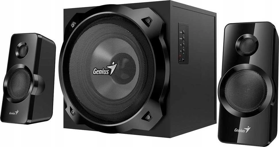 Kompiuterio kolonėlės Genius garsiakalbiai SW-2.1 1850BT, 2.1, 50W, juoda, RCA vstup, Bluetooth 5.3