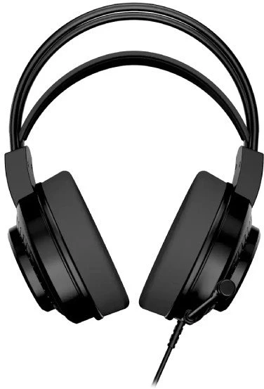 Genius GX Gaming ausinės – priekinis vaizdas su mikrofonu