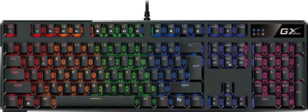 Genius GX Gaming Scorpion K12 Copilot klaviatūra su laidu (USB) CZ/SK, juoda mechaninė