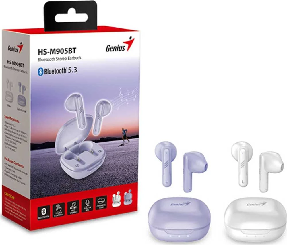 Ausinės Genius HS-M905BT Violetinis (31710025401)