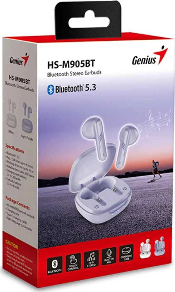 Ausinės Genius HS-M905BT Violetinis (31710025401)