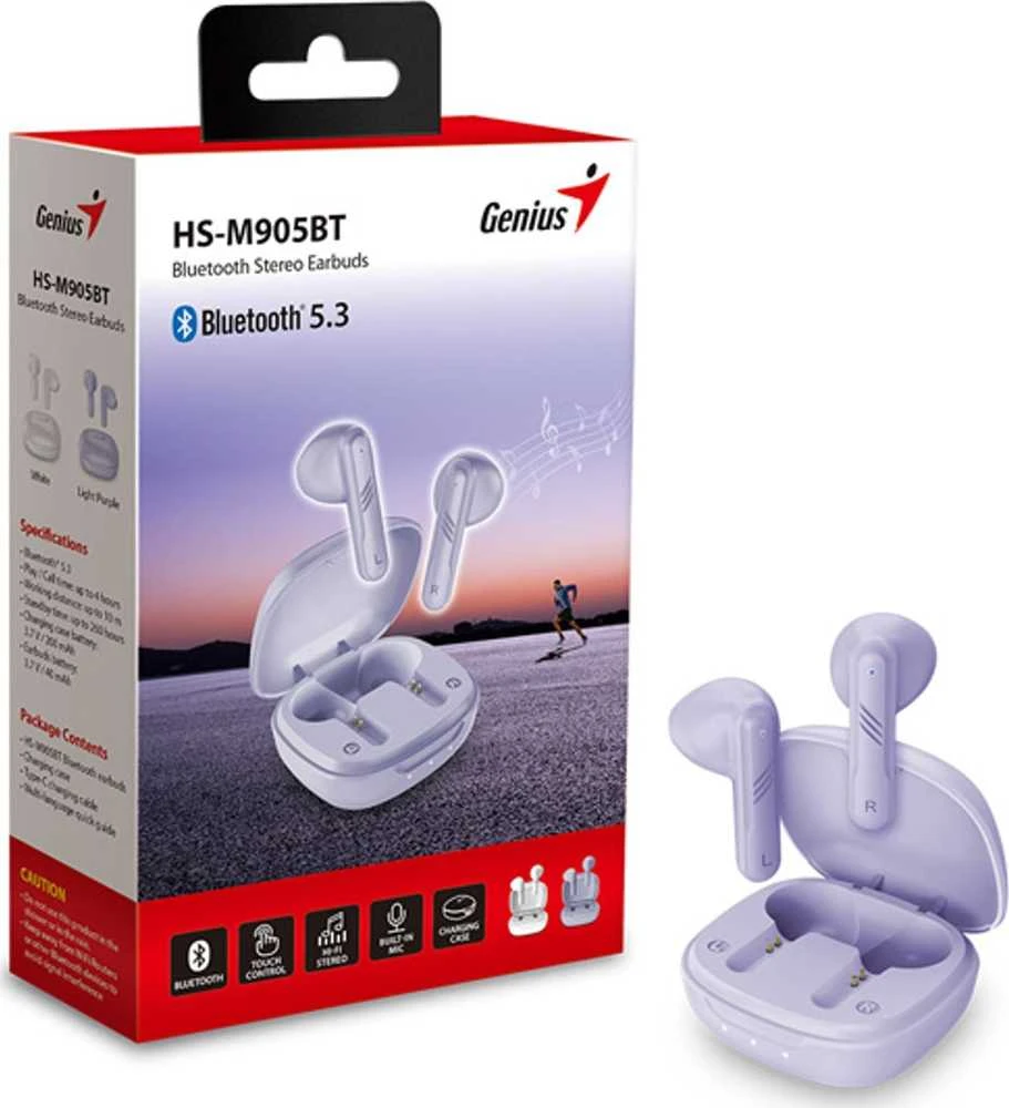 Ausinės Genius HS-M905BT Violetinis (31710025401)