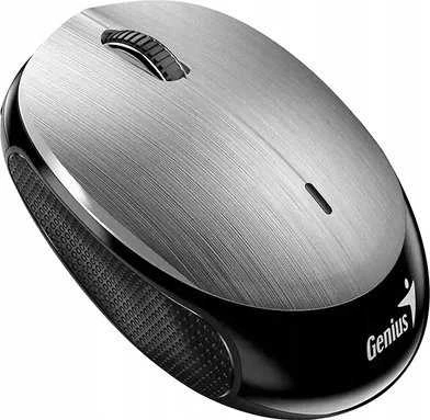 GENIUS pelė NX-9000BT/ Bluetooth 4.0/ 1200 dpi/ belaidė/ įkraunama baterija/ sidabrinė