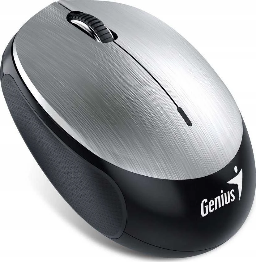 GENIUS pelė NX-9000BT/ Bluetooth 4.0/ 1200 dpi/ belaidė/ įkraunama baterija/ sidabrinė