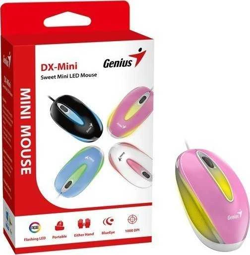 Genius Brandschutz Pelė Genius DX-Mini Różowa (31010025407)