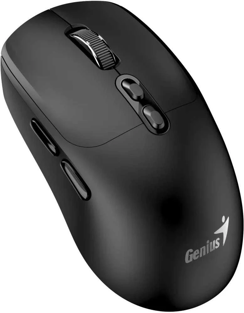 GENIUS NX-8080S BT pelė / dviguba „Bluetooth“ + 2.4GHz / 1600 dpi / „Copilot“ / belaidė / tyli / juoda