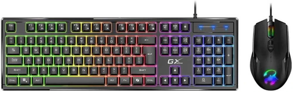 Klaviatūra Genius GX GAMING Scorpion KM-GX6 Rinkinys klawiatur su laidu (USB) CZ/SK, juoda do gry