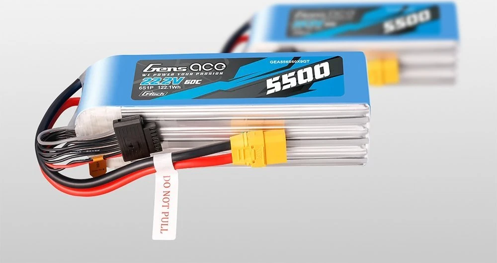 Akumuliatorius Gens Ace G-Tech 5500mAh 22.2V 60C 6S1P LIPO su XT90 jungtimi