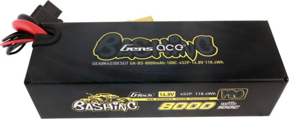 Gens ace 8000mAh 14.8V 100C 4S2P Lipo akumuliatorių paketas