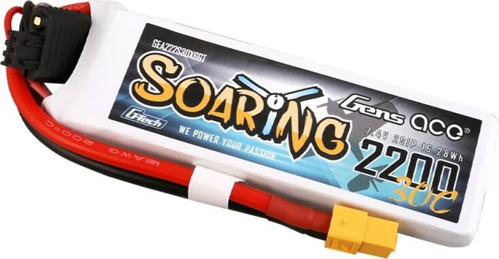 Gens ace G-Tech Soaring 2200mAh 11.1V 30C 3S1P Lipo Batte