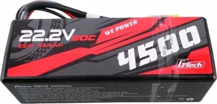 Gens ace G-Tech 4500mAh 6S1P 22.2V 60C HardCase RC car Lipo Baterija 14#