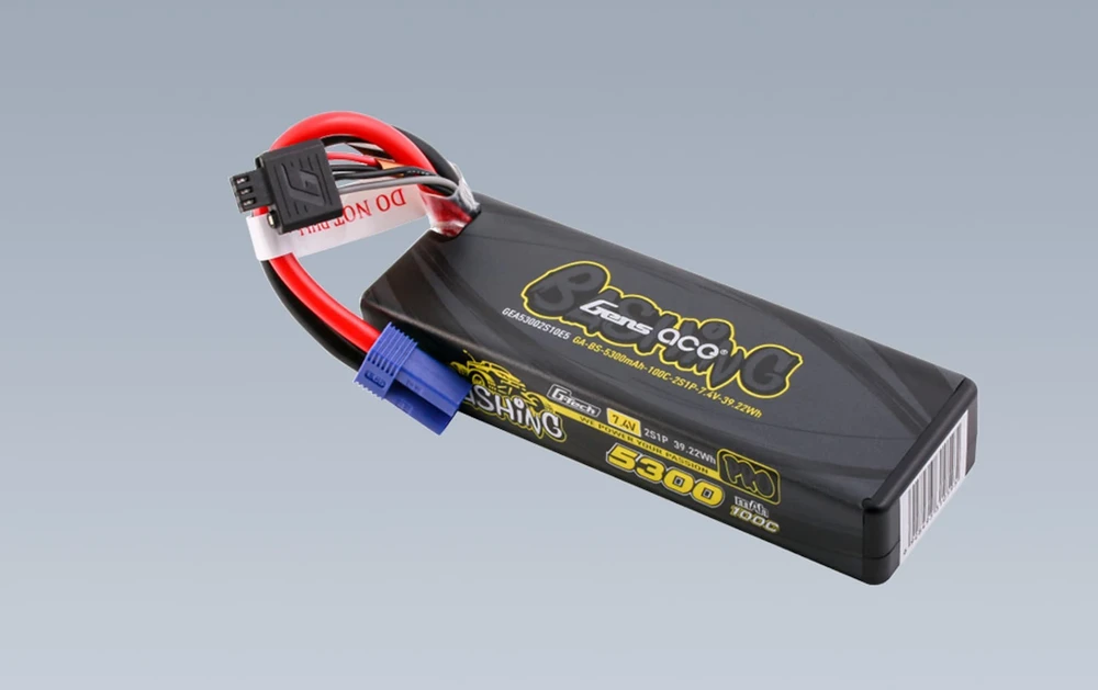 Gens ace G-Tech 5300mAh 7.4V 100C 2S1P Lipo su EC5
