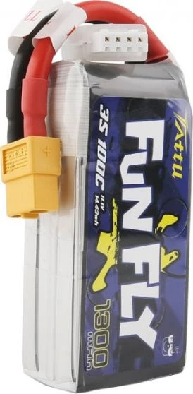 Gens Ace & Tattu Gens Ace Akumuliatorius Tattu Funfly 1300mAh 11.1V 100C 3S1P