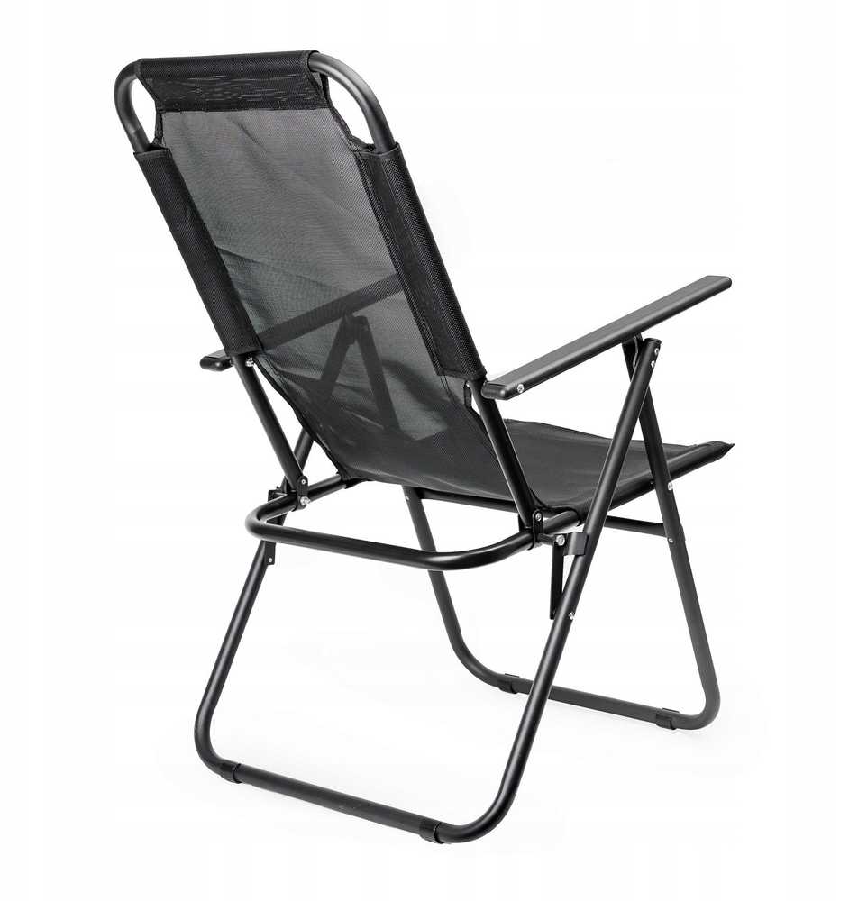 Genway PLATINET STOVYKLAVIMO KĖDĖ 62X45X102 CM JUODA 46140