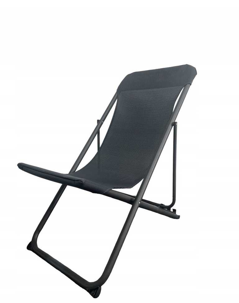 Genway PLATINET CAMPING SUNBED 52X77X90 cm Juodas 46138